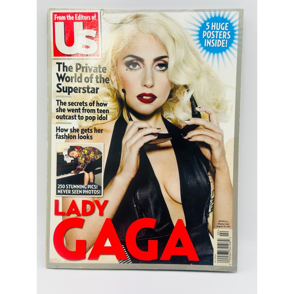 Lady Gaga Us Weekly Special Collector's Edition Magazine August 2011 5 Posters